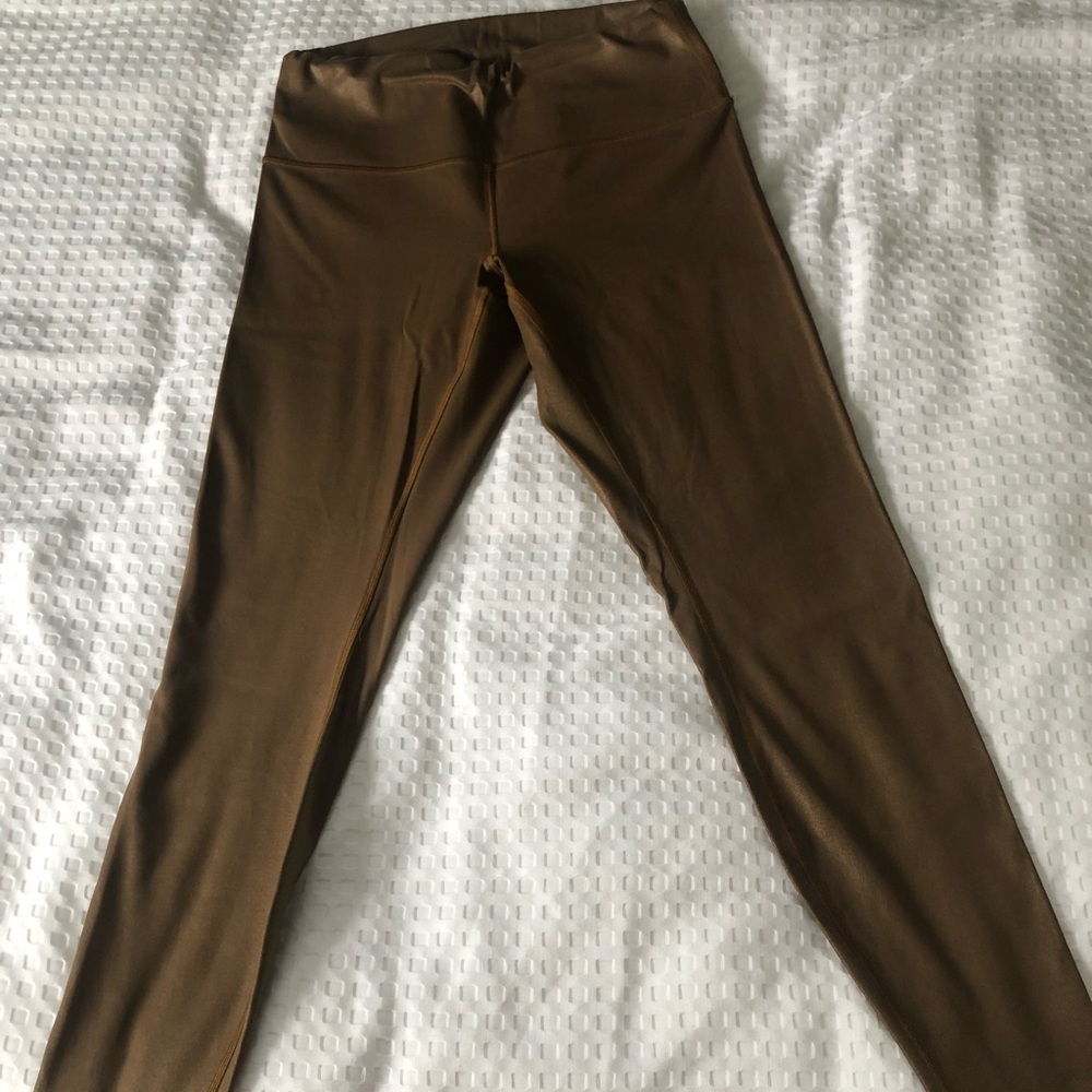 Lululemon dusty gold leggings size 10